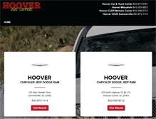 Tablet Screenshot of hooverthemover.com